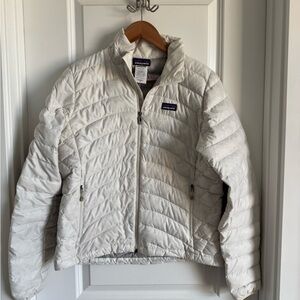 Patagonia Women's White Down Puffer Jacket